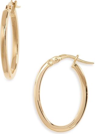 Roberto Coin Medium Hoop Earrings in Yellow at Nordstrom