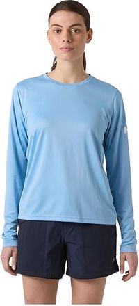 Helly Hansen HH Tech Crew Long Sleeve 2.0 Womens Clothing Bright Blue : LG, Polyester