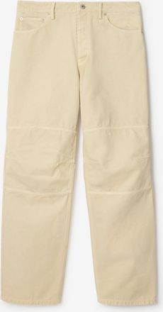Burberry Cotton Canvas Workwear Trousers
