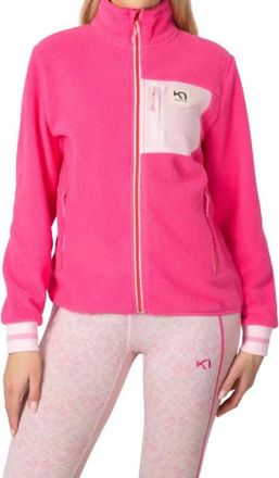Kari Traa Womens Rothe Midlayer Jacket In Bright Pink