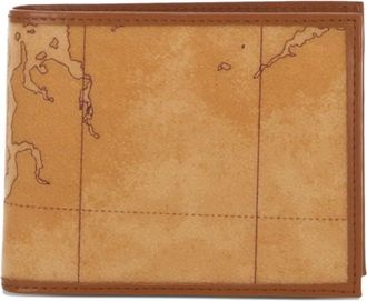 Alviero Martini 1A Classe Portemonnee met kaartprint - Beige