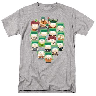 Popfunk South Park Many Faces of Kyle Unisex T Shirt, Athletic Heather, Small