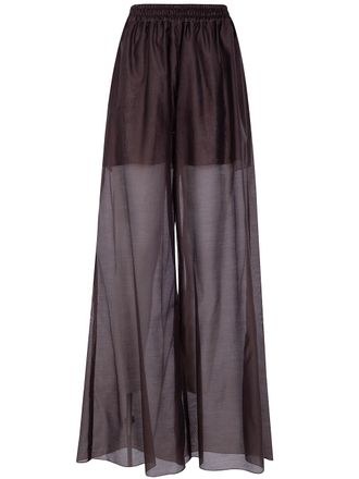 DRHOPE Pants Sheer Layers Lyocell Trousers