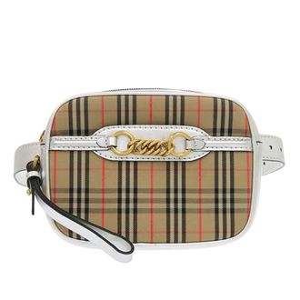 Burberry Pre-owned Burberry Haymarket Check Canvas 1983 Link Belt Bag Ladies ZB9MEEN5F5IWOP2J