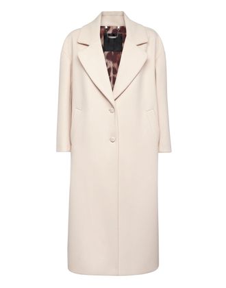 Philipp Plein Wool Coat Long Iconic Plein