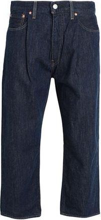 Levi's STAY LOOSE PLEATED CROP DARK INDIGO - FLAT FINISH