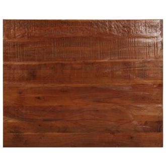 Berkfield Home Table Top 110x80x2.5 cm Rectangular Solid Wood Reclaimed in Brown