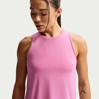 Nike Womens Zenvy Tank Top in Pink | IF2345-641