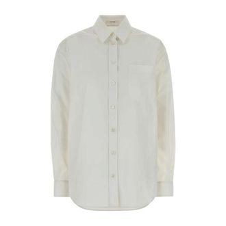 The Row Gavina Shirt - Dames - Blouses & Shirts - Wit - Maat: XS