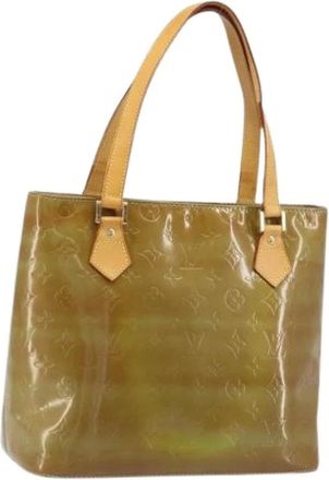 Louis Vuitton Pre-owned Tote Bags, female, Green, Size: ONE SIZE Pre-owned Vintage Patent Leather Hand Bag