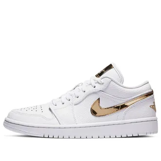Nike Jordan (WMNS) Air Jordan 1 Retro Low White Metallic Gold CZ4776-100