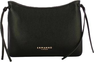 Ermanno Scervino Hobo Bag - Dames - Schoudertassen - Zwart - ONE Size - Leer - Tassen