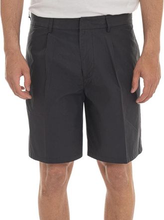 Emporio Armani Cotton Bermuda - Heren - Korte Broeken - Blauw - XL - Katoen - Korte Broeken