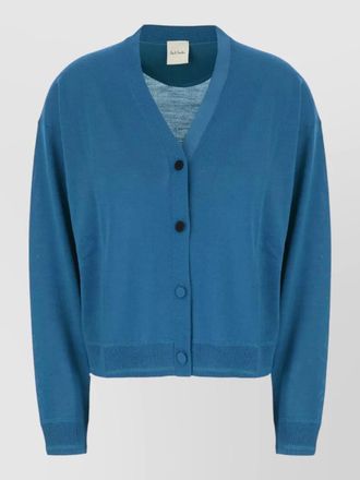 Paul Smith knit top v neckline long sleeves