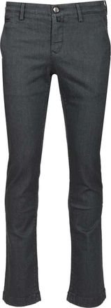 Jacob Cohen Bobby Slim Chino Trousers - male - Jacob Coh&euml;n - Slim-fit Trousers - Gray - W31 - Trousers