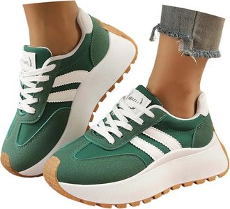 Generic Womens Lightweight Low Profile Everyday Sneakers with Cushioned Soft Sole for All Day Comfort Trainers Women Walking Shoes UK