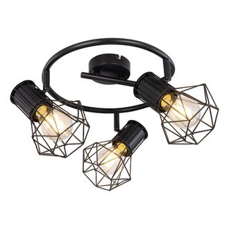 Globo Lighting Foco - Priska - Negro - Metal - &Oslash; 29cm - E27 - 54017-3 - Globo