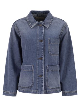 Max Mara Weekend Maxmara Wkdcircoli Authentiek denim overhemdjack