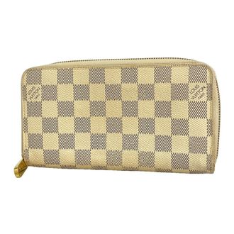 Louis Vuitton White Long Wallet (Bi-Fold) (Pre-Owned)