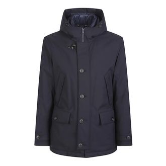 Fay Parkas, male, Blue, Size: 2XL Winter Short Parka