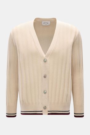 FTC Men - Cashmere cardigan beige