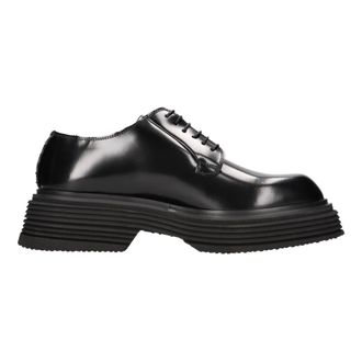 The Antipode Platte schoenen Zwart - Heren - Veterschoenen - Zwart - 42 EU - Leer - Schoenen