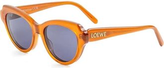 Loewe Lw 40178I 50V Zonnebrillen - Dames - Zonnebrillen - Oranje - 53 MM - Accessoires