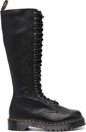 Dr. Martens 1B60 Bex Pisa Hoge Laarzen - Dames - Veterlaarzen - Zwart - 38 EU - Leer - Schoenen