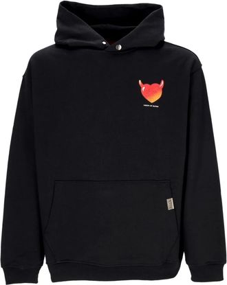 Vision Of Super Puffy Love Print Lichtgewicht Hoodie - Heren - Hoodies - Zwart - XL - Katoen - Hoodies & sweatvesten
