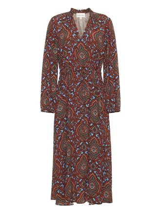 Cara Cara Berkshire midi dress - women - Silk/Viscose - S - Red