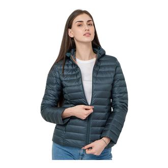 Jott Jott, Jassen, Dames, Blauw, L, Leer, Cloe Jas