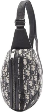 Dior Pre-owned Vintage Crossbody Bag - Heren - Vintage Schoudertas - Zwart - ONE Size - Leer - Vintage
