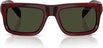 Prada Sunglasses Prd11 S 25 J50 X Pomegranate Tortoise/Dark Green Mens