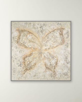 RFA Fine Art Gold Butterfly Hand-Embellished Giclee by H. Scott