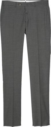 Pantaloni Torino m&eacute;lange tailored trousers - men - Spandex/Elastane/Polyester/Wool - 46 - Grey