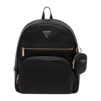 Guess Tassen, Dames, Zwart, ONE Size, Leer, Tassen > Rugzakken