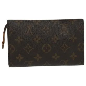Louis Vuitton Pre-owned Wallets, female, Brown, Size: ONE SIZE Pre-owned Canvas Pouch