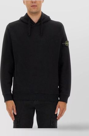 Stone Island hooded sweater front pockets