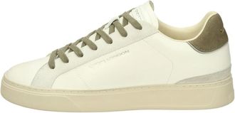 Crime London Sneakers Basse - Heren - Sneakers - Wit - 45 EU - Leer - Schoenen