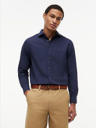 Tommy Hilfiger Regular Fit Washed Poplin Shirt