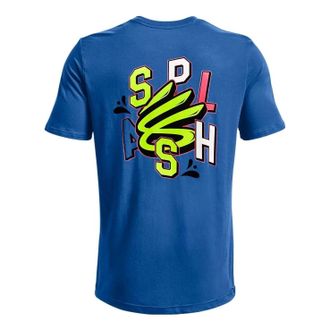 Under Armour Curry Splash Party T-shirt Blue 1376803-481
