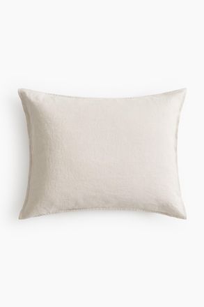 H&M Leinen-Kopfkissenbezug - Beige