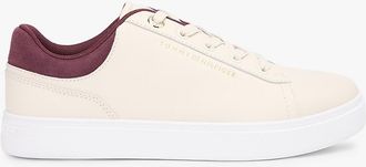 Tommy Hilfiger Womens Leather Mix Cupsole Sneaker - Multi - US 8.5 / EU 39