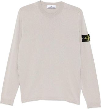 Stone Island Rundhalspullover aus Baumwolle von Stone Island