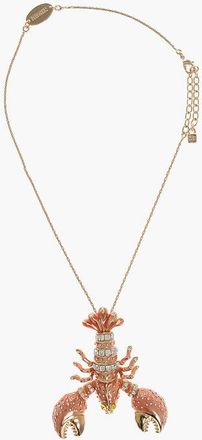 Dsquared2 Golden Effect Necklace with Lobster Pendant size Unica