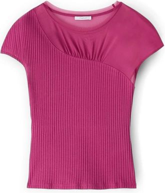 Motivi T-Shirts - Dames - Blouses - Roze - S - Katoen - Overhemden