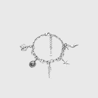 Diesel Stainless steel charm bracelet - Bracelets - Unisex - Silver