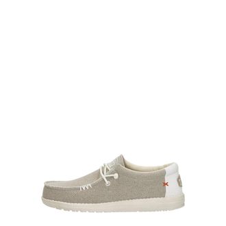 Hey Dude Schoenen, Heren, Beige, 45 EU, Katoen, Wally Braided