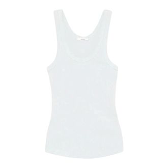 Haikure Sleeveless Tops, female, White, Size: XS Canotta a costine