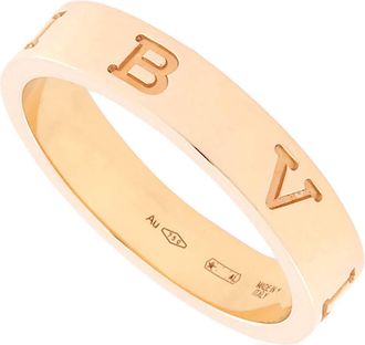 Bulgari B.Zero1 Essential 18 Kt Yellow Gold Band Ring, Size 51